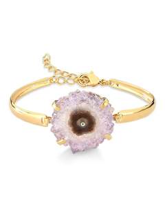 Affordable Jewellery: Amethyst geode bracelet