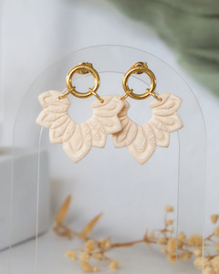 Jewellery: Ivory Sunburst Earrings