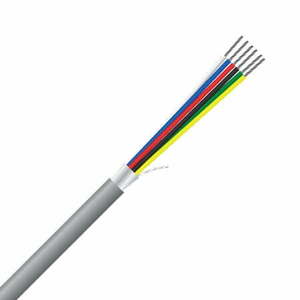 6 Core, 0.22mm², (7/0.2), TCW, Screened, PVC, Security Cable (MSEC 6072SCR TCW)