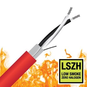 1 Pair, 1.5mm², TCW, Shielded, 450/750V, LSZH, 2 Hour Fire Rated Cable (BFR1P1.5CS)