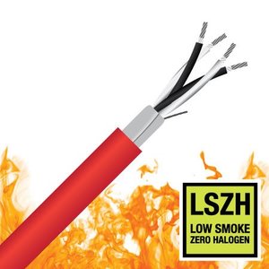 2 Pair, 0.75mm², TCW, Shielded, 450/750V, LSZH, 2 Hour Fire Rated Cable (BFR2P0.75CS)