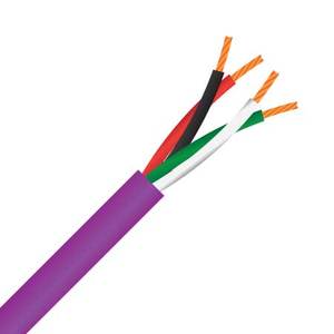 4 Core, 1.3mm², OFHC Copper, 65/0.16, Violet, High-Flex Speaker Cable, (MSPK465016P)
