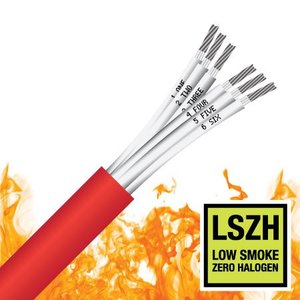 6 Core, 1.5mm², TCW, 450/750V, LSZH, 2 Hour Fire Rated Cable (BFR6C1.5)