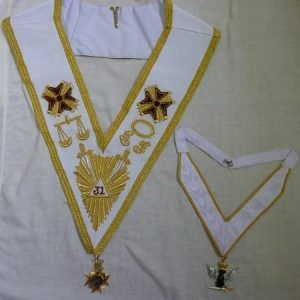 Rose Croix lapel pin