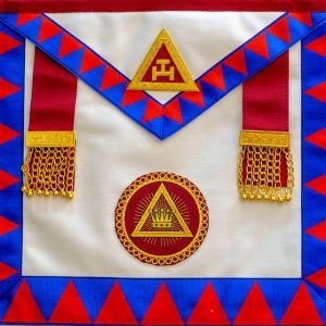 Aprons - various Constitutions & Orders: Installed Master’s apron and badge- Irish Constitution