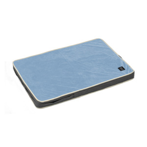 Frontpage: Orthopaedic Dog Flannel Bed - Blue & Grey