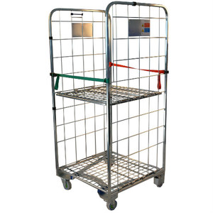 Products: 2-Sided H-Frame Roll Cage - Master Equipment Roll Cages Collapsible Cages Trolleys Bins Stillage