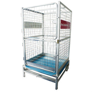 Products: 4-Sided NZP Roll Cage - Master Equipment Roll Cages Collapsible Cages Trolleys Bins Stillage
