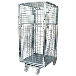 Products: 4-Sided Security Roll Cage - Master Equipment Roll Cages Collapsible Cages Trolleys Bins Stillage