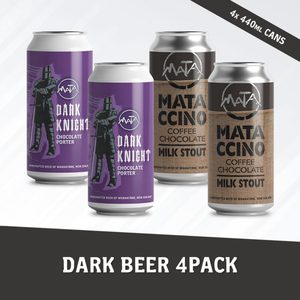 Products: Dark Beer 4pack 440ml Cans - Mata Brewery