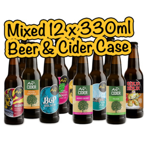 Mixed 12 x 330ml Beer & Cider Case - Mata Brewery
