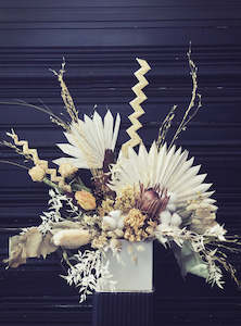 Dried Faux: Dried & Faux - Cotton Arrangement