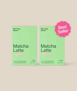 Flavoured Latte Grade Matcha: Strawberry Matcha Latte 20pk (10 Pack x 2)
