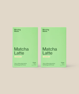 Flavoured Latte Grade Matcha: Vanilla Matcha Latte 20pk (10 Pack x 2)