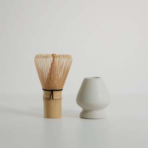 Matcha Accessories: Whisk + Holder Set - 4 colours available
