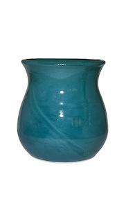 Wide Mouth Ceramic Cup Teal - Mate Guru