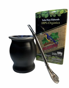 Products: Pajarito Organic & Metal Cup Set - Mate Guru