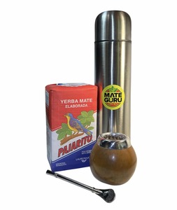 Products: Pajarito, Gourd and Thermos Set - Mate Guru