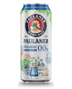 Paulaner Munchen Weissbier Non-Alcoholic 500ml - Beer-Internationl Brands : Waip&hellip;