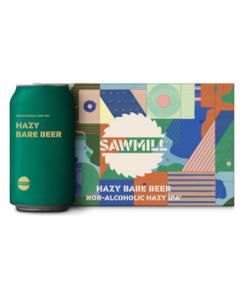 Sawmill Hazy Bare Beer 6pk cans - Beer-Craft : Waipu Liquor Centre