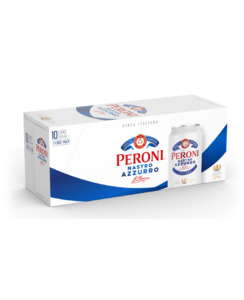 Beer : Waipu: Peroni Nastro Azzurro 10pk cans - Beer-Internationl Brands : Waipu Liquor Centre - Peroni 10pk cans