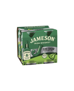 Jameson Zero Sugar Natural Raw Cola 6.3% 375ml can - Premixed-Whisky : Waipu Liq&hellip;