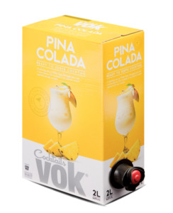 Premixed : Wa: Vok 'Pina Colada' Cask 2L - Premixed-Other : Waipu Liquor Centre - Vok 2L cask