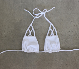 Ziggy Top - White maverick swimwear