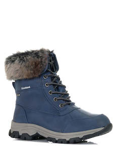 Boots Sale: Westland Chambery 04 Blue Combine Water Proof Ankle Boot
