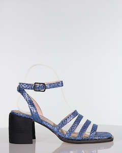 Minx Samba Cobait Metallic Emboss Leather