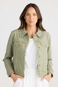 Shanty SH24227-3 Monza Jacket Sage Check