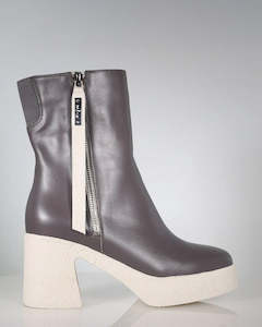 Ankle Boots: Minx Cameo Slate Grey Ankle Boot