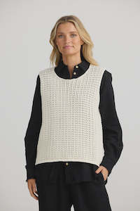 Shanty SH25064-1 Maddison Vest Off White