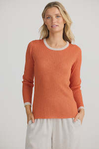 Shanty SH25055-1 Saturn Top Ginger Long Sleeve