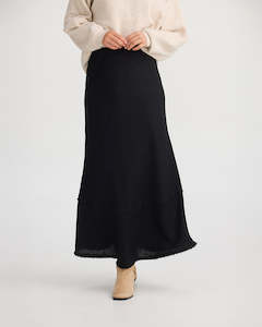 Shanty SH25037-2 Pisa Skirt Black Linen