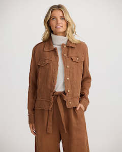 Shanty SH25022-2 Monza Jacket Cocoa Linen
