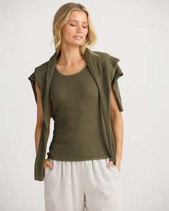 Shanty SH25015-1 Paz Knit Set Khaki