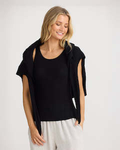 Shanty SH25015-1 Paz Knit Set Black