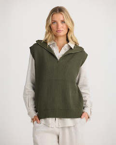 Shanty SH25008-2 Arlo Vest Khaki