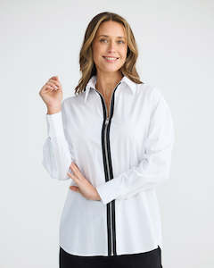 Brave & True BT25059-1 Copenhagen Shirt White & Black