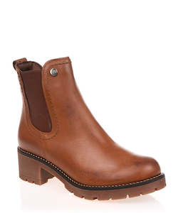 Winter: Pitillos 20022 Tan Leather Ankle Boot