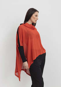 Occasions: X LAB 631 Logic Reasoning Top Orange/Black