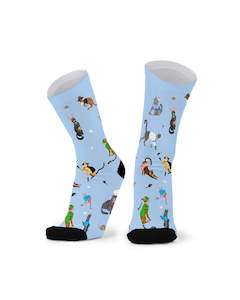 Red Fox Career Kitties Bamboo Socks
