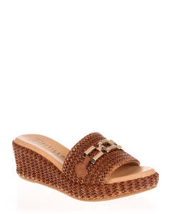 Pitillos 10562 Cuero Summer Wedge Slide