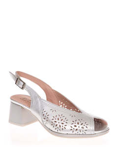 Pitillos 10532 Plata Leather Slingback