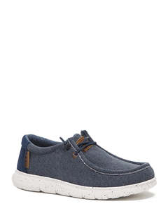 Vitasole Hipster Men's Navy Casual Deck Shoe