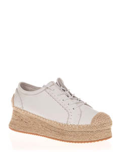 Casual: Minx Renzie White Leather Casual