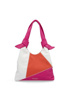 Remonte Q0720/81 Taylor White/Pink/Orange Tote Bag