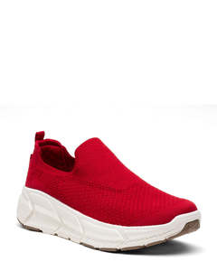 Sneakers Sale: WooLLooMooLoo Woolf Red Casual Slip On Sneaker