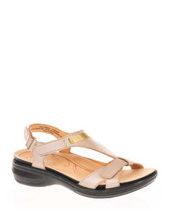 T Bars: Revere Santa Monica Leather Champagne